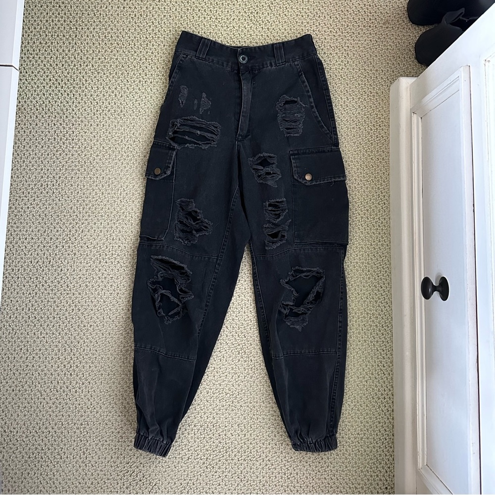 Black Carmar LF Cargo pants